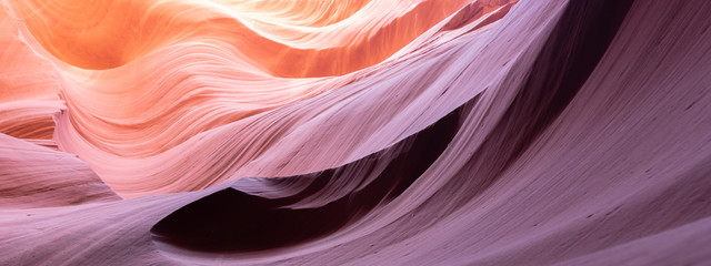 abstract background in beautiful Antelope Canyon