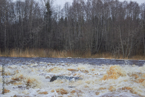 river in winter