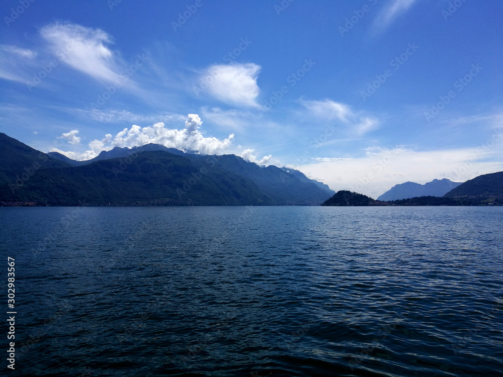 Landscape view of Como Lake