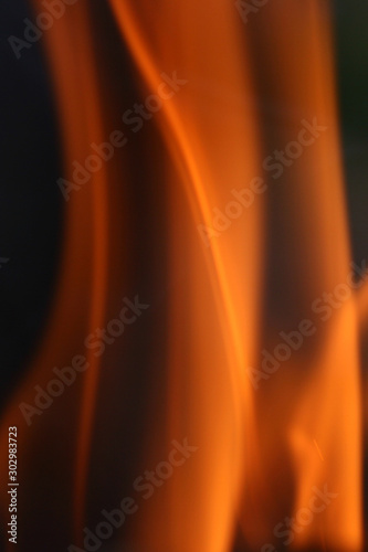 Macro photos of fire