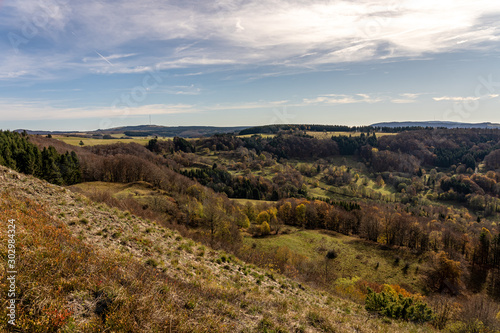 medows on wasserkuppe peak plateau in rhoen, hesse germany