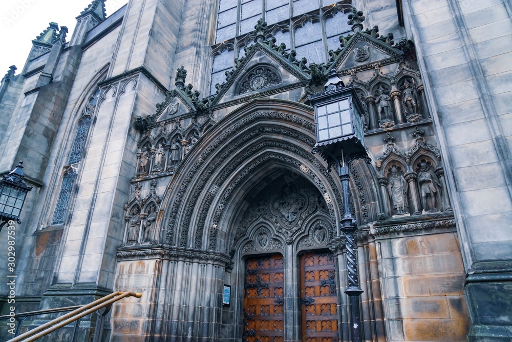 st giles cathedral in edinburgh scotland 