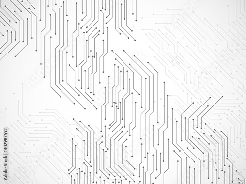 Abstract background with circuit board, technology background
