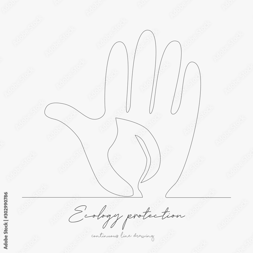 continuous line drawing. ecology protection. simple vector illustration. ecology protection concept hand drawing sketch line. continuous line drawing. ecology protection. simple vector illustration. ecology protection concept hand drawing sketch line.