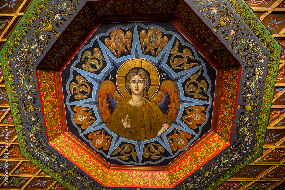 Icon In The Monastery of Varlaam - Meteora, Greece