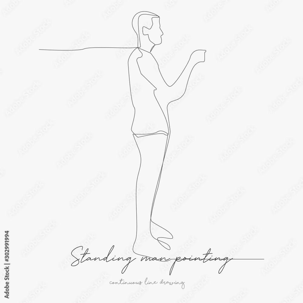 Single line drawing of business man standing up while holding a paper and  giving thumbs up gesture Business presentation concept Continuous line  draw design vector illustration 3591935 Vector Art at Vecteezy