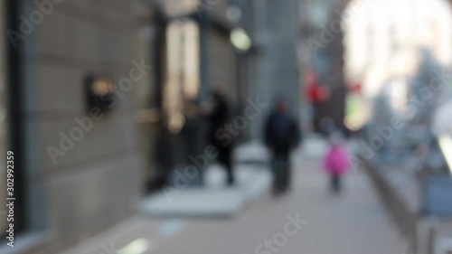 Wallpaper Mural Shoppers in the Streets of Christmas City Torontodigital.ca