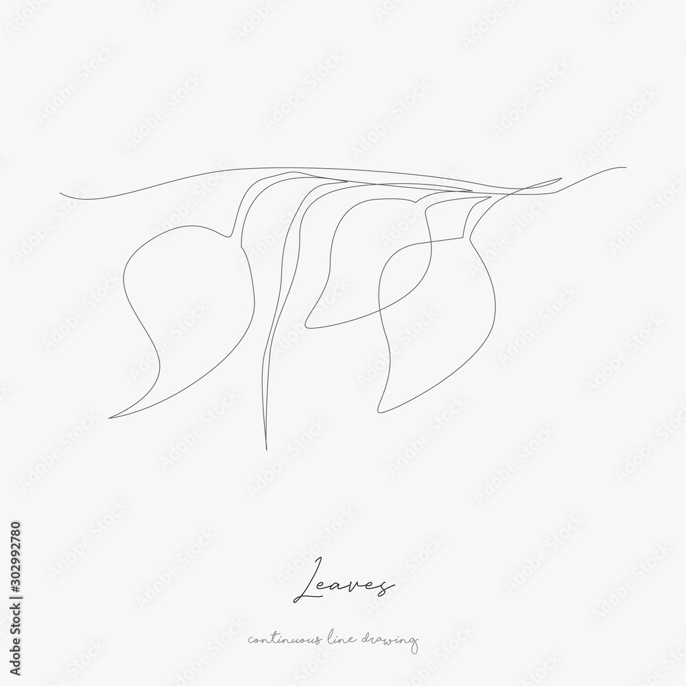 continuous line drawing. leaves. simple vector illustration. leaves concept hand drawing sketch line. continuous line drawing. leaves. simple vector illustration. leaves concept hand drawing sketch line.