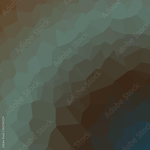 Abstract Ocean color trianglify Generative Art background illustration