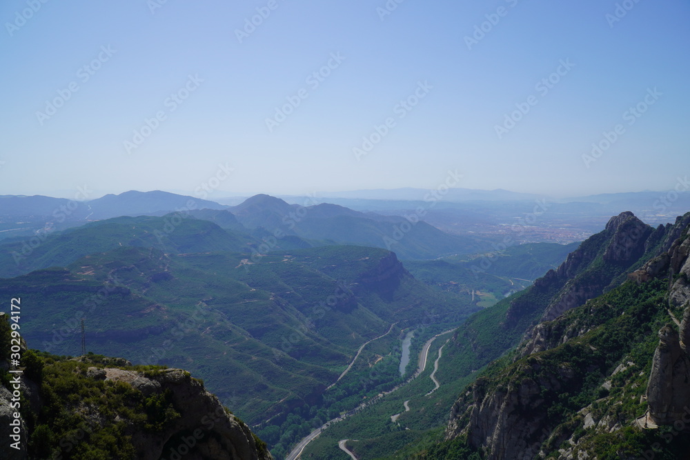 Montserrat Monastery, Spain Mountaintop View