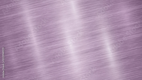 Abstract metal background with glares in purple colors