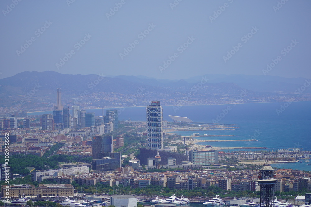 Aerial view of Bacelona Spaim