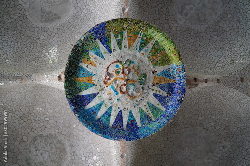 Park Güell in Barcelona Spain