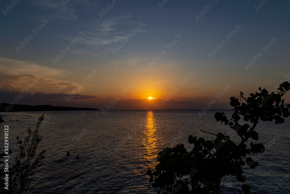 Sunset in Guardalavaca close to the city of Holguín, Cuba