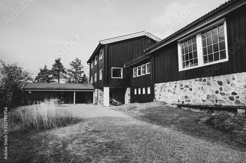 Fototapeta Naklejka Na Ścianę i Meble -  Studentenhütte in der Nähe von Oslo / Norwegwn