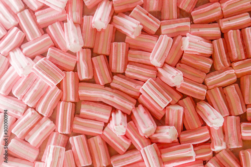 Sweet soft and airy background of marshmallows delicate sweets.