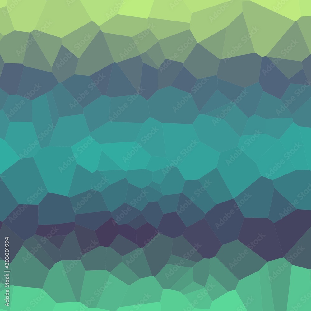 Fototapeta premium Abstract Ocean color trianglify Generative Art background illustration