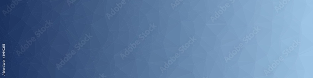 Abstract Ocean Voronoi trianglify Generative Art background illustration