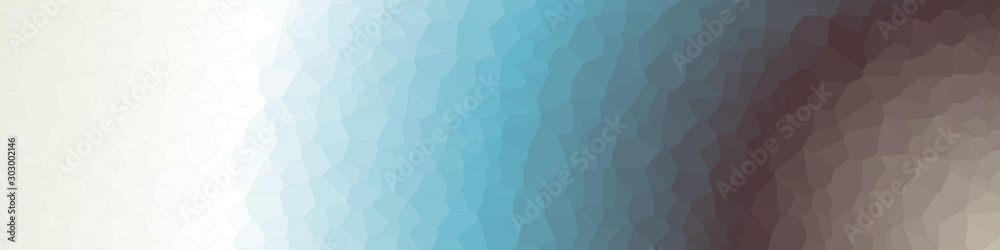 Obraz premium Abstract Ocean Voronoi trianglify Generative Art background illustration