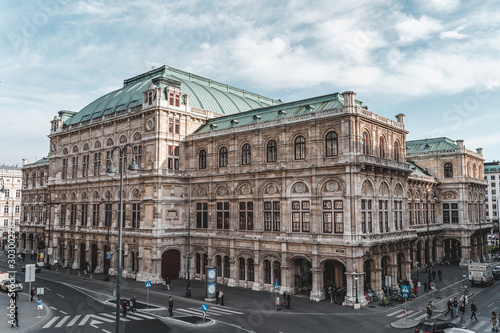 Vienna, Austria - April 27,2019: State Opera House Staatsoper in