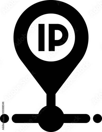 IP Internet Protocol Network Address Icon