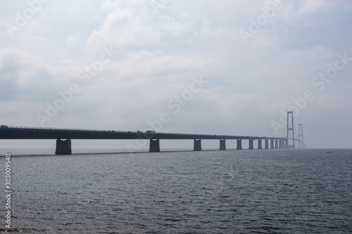 The Great Belt Bridge link in Dnmark photo