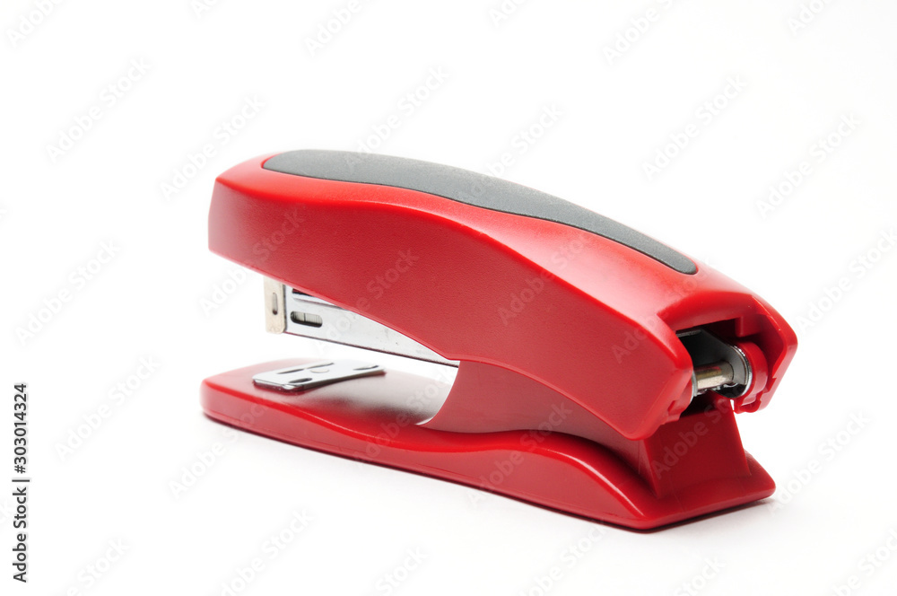 Office stapler on a white background Office stapler on a white background