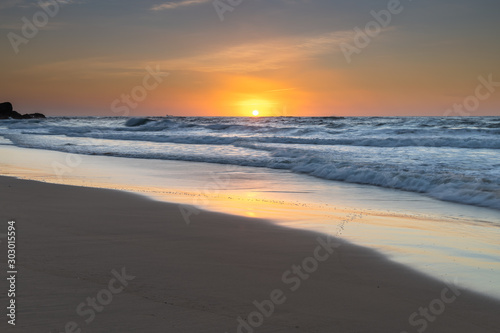 Clear Skies Beach Sunrise Seascape