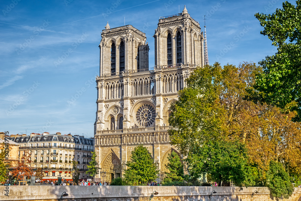 Notre-Dame Cathedral in Paris, France