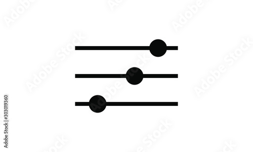 adjusment icon vector
