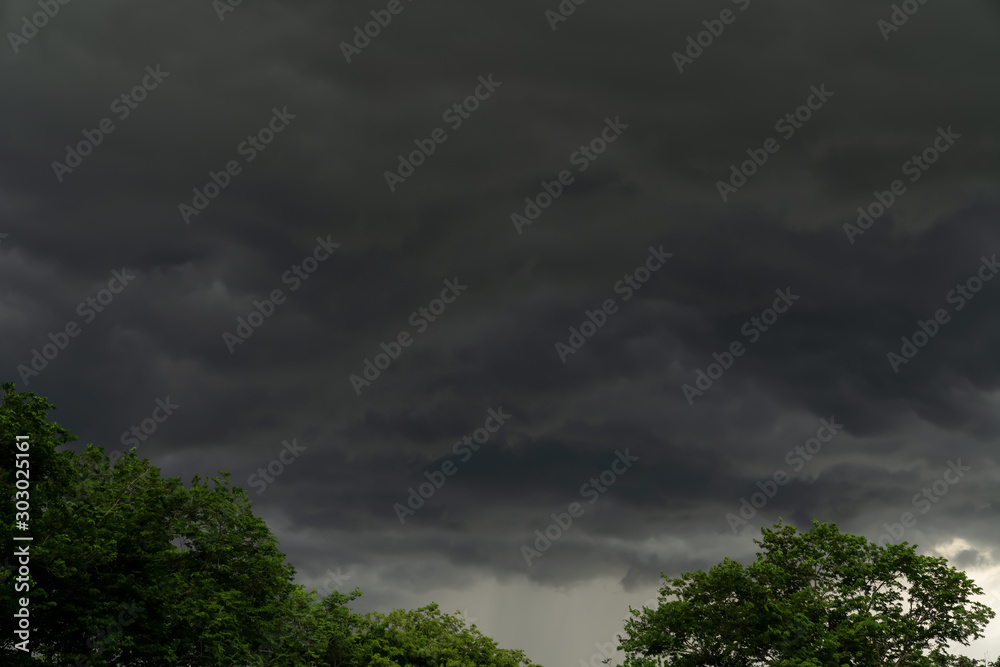 Rain clouds and black sky textured background Rain clouds and black sky textured background