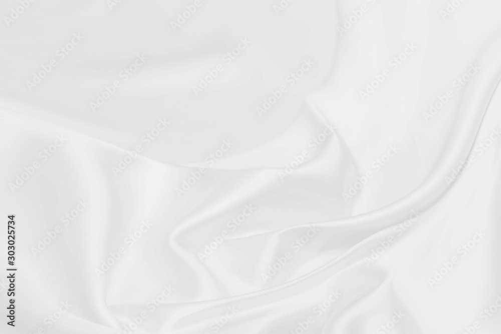 Fototapeta premium white satin fabric texture soft blur background