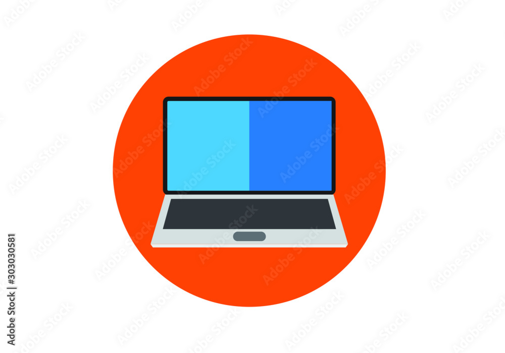 Lap top vector icon. Very useful icon of Laptop. Vector illustration. Lap top vector icon. Very useful icon of Laptop. Vector illustration.