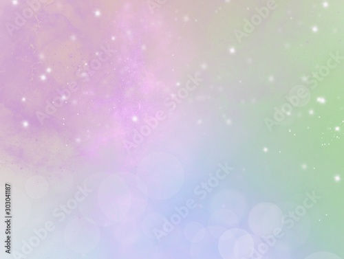 Banner glare abstract texture. Blur pastel color background. Rainbow gradient color. Ombre girly princess style