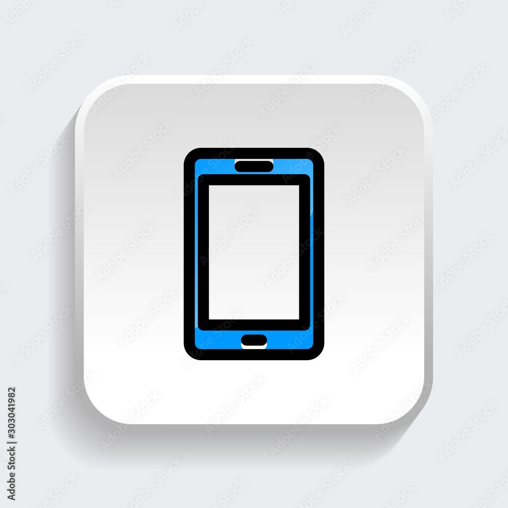Tablet phone icon. Symbol of Gadget or Device with trendy flat style icon for web site design, logo, app, UI isolated on white background. vector illustration eps 10 Tablet phone icon. Symbol of Gadget or Device with trendy flat style icon for web site design, logo, app, UI isolated on white background. vector illustration eps 10