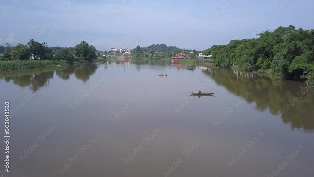 Kuching, Sarawak / Malaysia November 16 2019 The Chinese temple