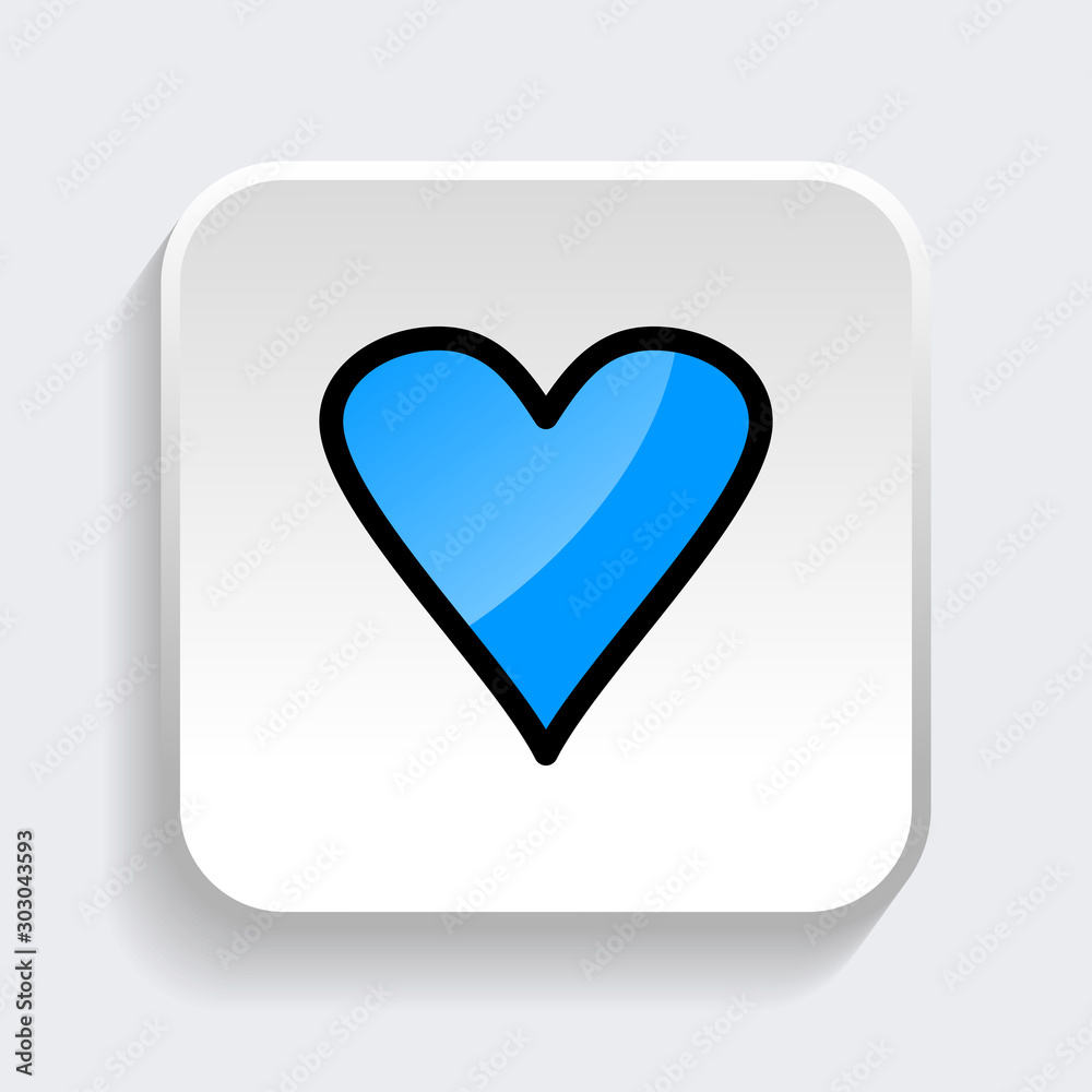 Set of Heart love icon. symbol of love or favorite with trendy flat style icon for web site design, logo, app, UI isolated on white background. Vector Illustration Set of Heart love icon. symbol of love or favorite with trendy flat style icon for web site design, logo, app, UI isolated on white background. Vector Illustration