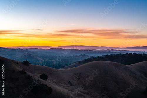 Sunrise over the East Bay photo