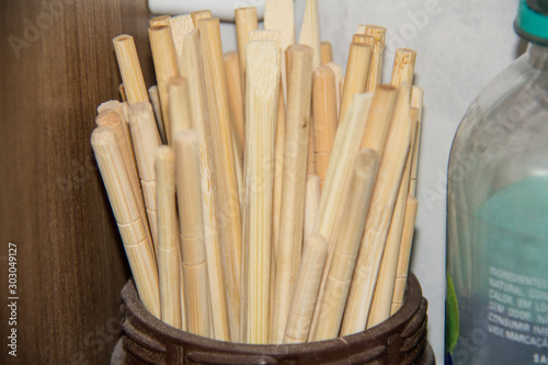 pasta on wooden table