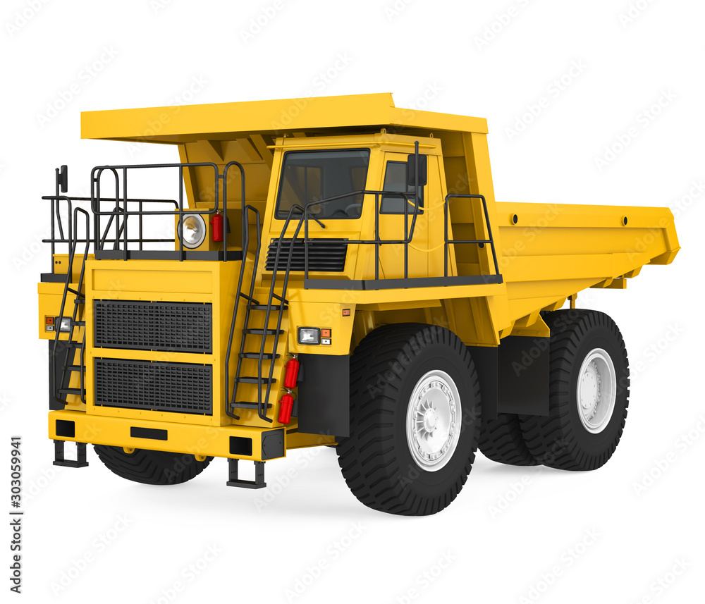 Mining Haul Truck Isolated Mining Haul Truck Isolated