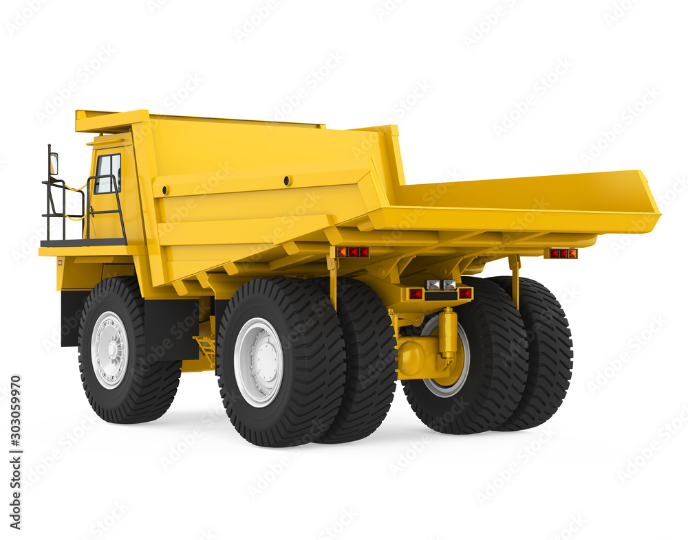 Obraz premium Mining Haul Truck Isolated