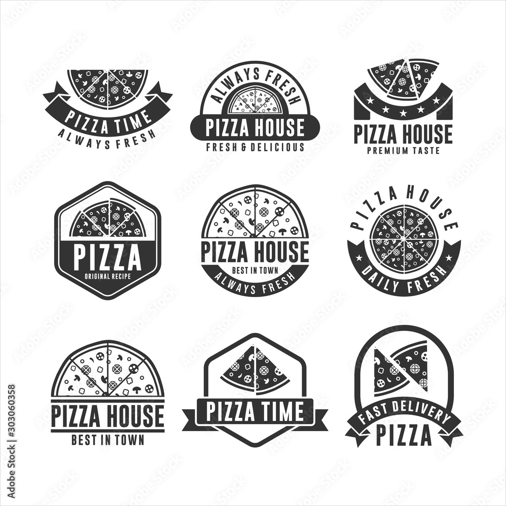 Pizza Best in Town Badge Set