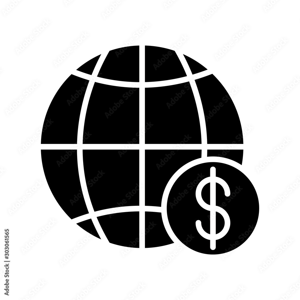 sphere planet browser with money symbol sphere planet browser with money symbol