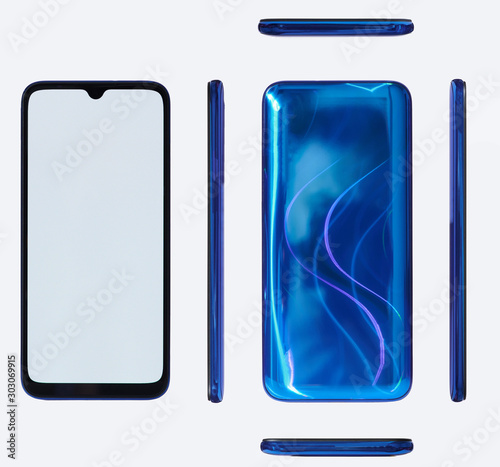 Generic with blue back smartphone