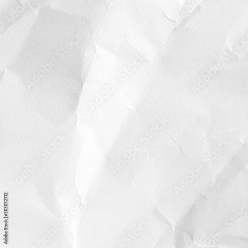 White crumpled paper background  texture old for web design screensavers. Template for various purposes or creating packaging.