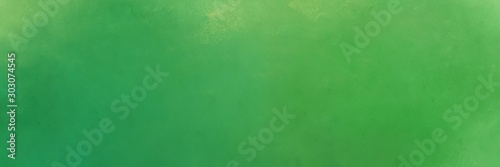 elegant painted vintage background illustration with sea green, pastel green and moderate green colors and space for text or image. can be used as header or banner