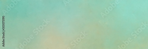 ash gray, pastel blue and medium aqua marine colored vintage abstract painted background with space for text or image. can be used as header or banner