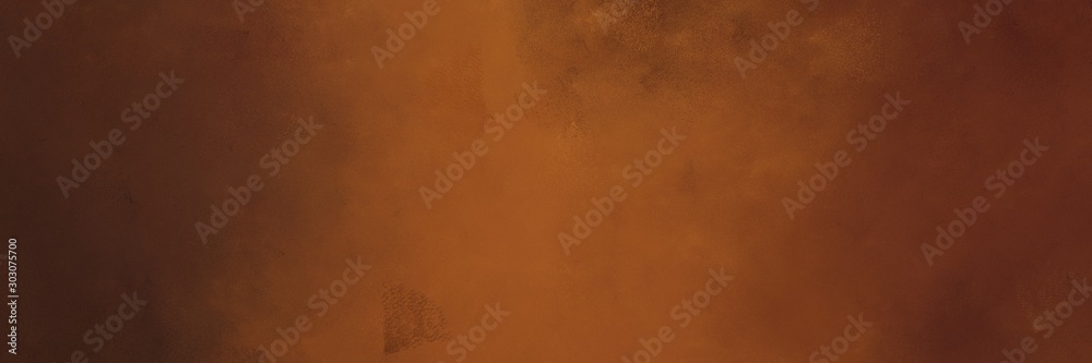 abstract painting background graphic with saddle brown, sienna and very dark pink colors and space for text or image. can be used as header or banner - obrazy, fototapety, plakaty 