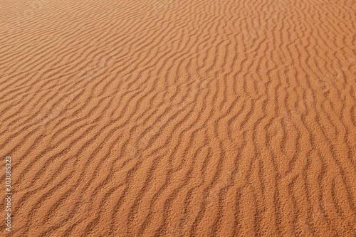 Desert sand patterns in Riyadh, Saudi Arabia. Natural patterns