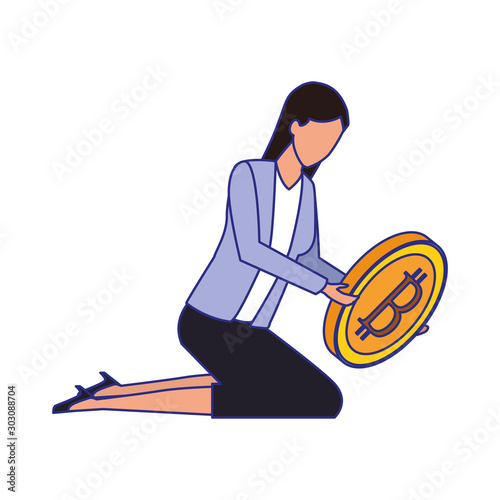 Businesswoman avatar vector design